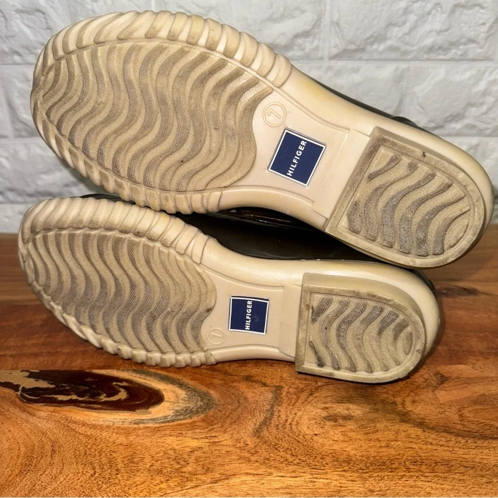 Tommy Hilfiger Men's Tan and Brown‎ Rain Boots